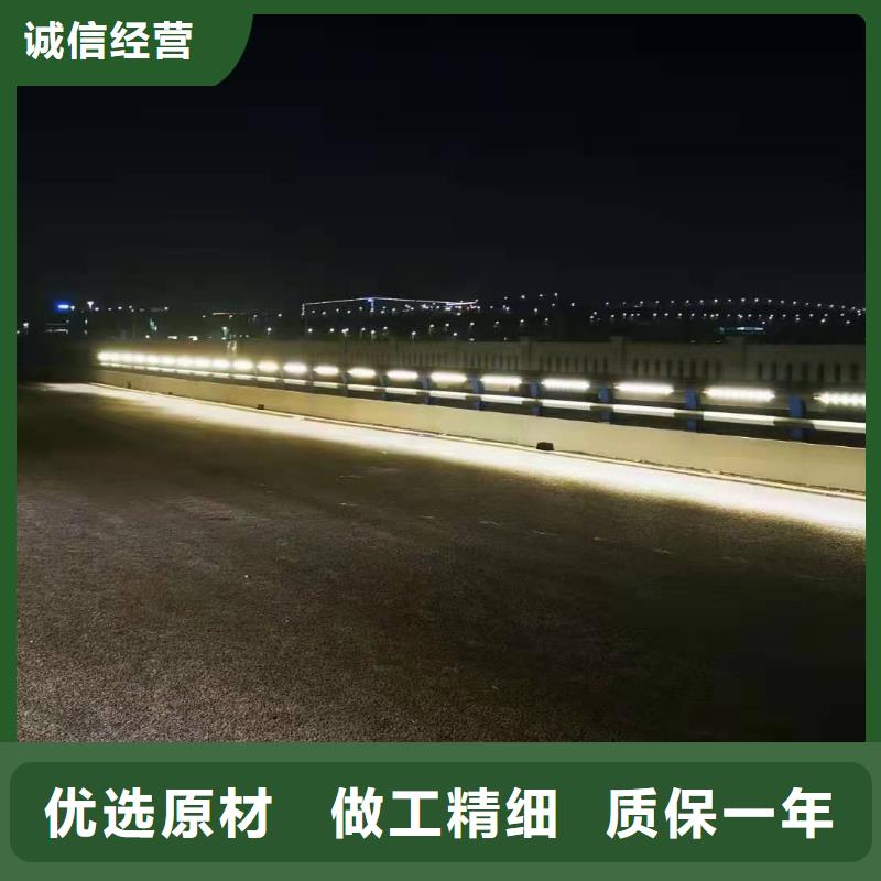 道路桥梁防撞护栏不锈钢复合管栏杆工厂直销附近货源