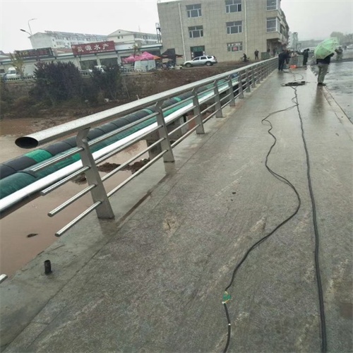 桥梁护栏扶手河道道路护栏大桥不锈钢栏杆