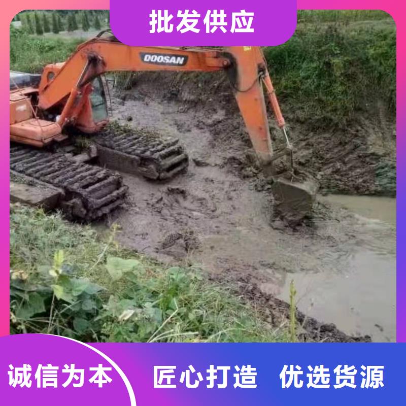 【水上挖机出租】水上船挖出租敢与同行比价格工厂认证