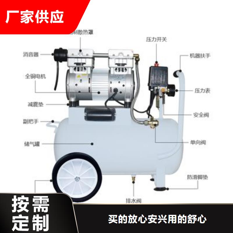 【活塞式静音无油空压机】空气压缩机量少也做本地厂家