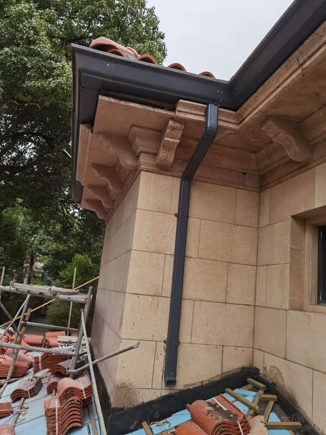 金属圆形雨水管 纯铜雨水槽质量与价格同在