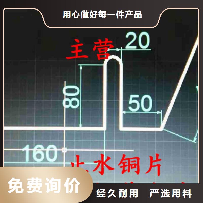 WVU型止水铜片实体厂家厂家货源